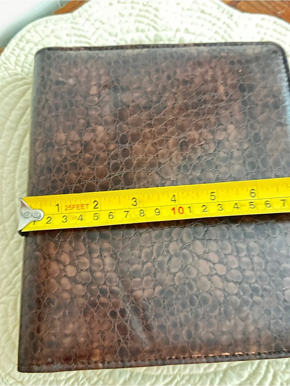 Vintage faux leather photo album for 4x6 photos
